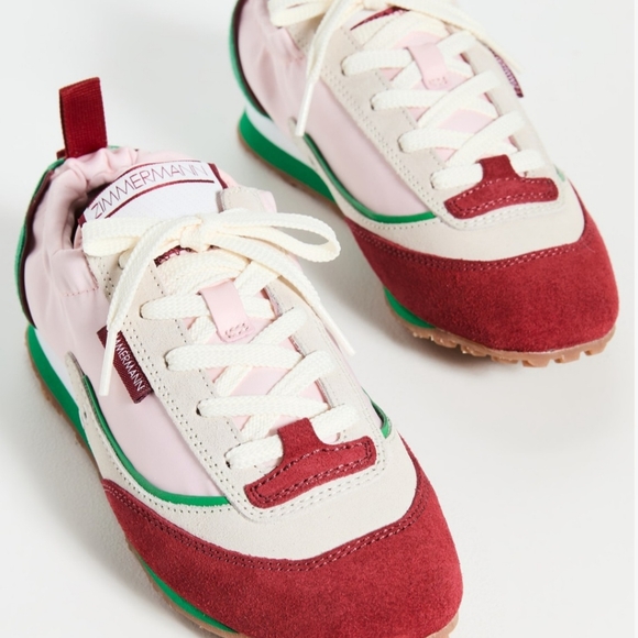 Zimmerman Pink Green Sneakers NWT Sz EU 40 US 10 - Picture 8 of 9